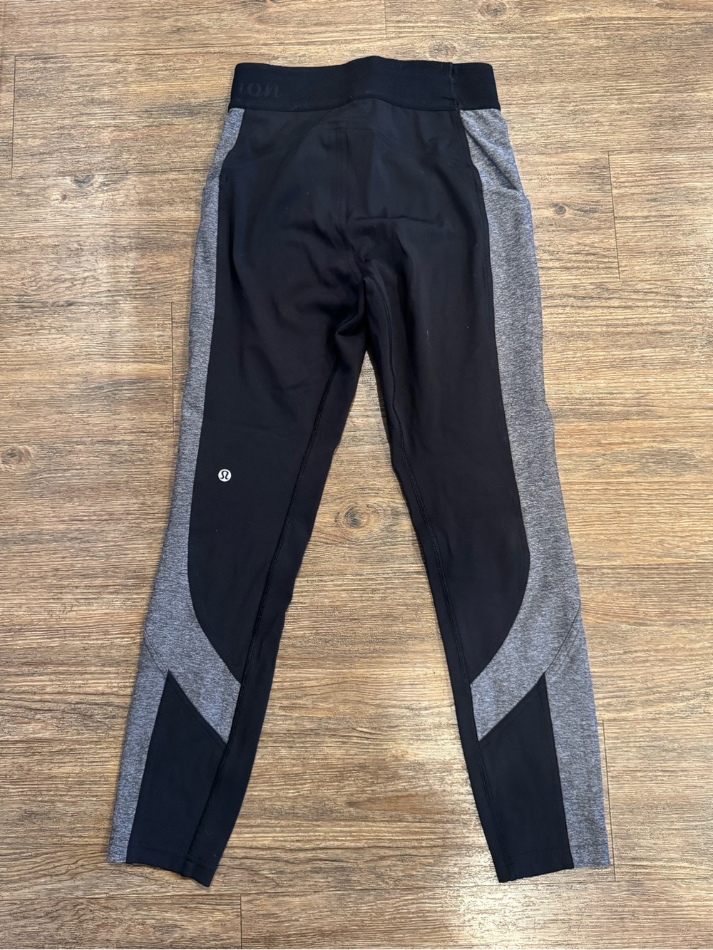 lululemon athletica Black and Gray Performance Leggings